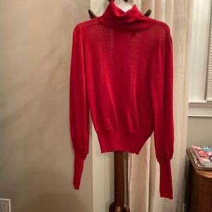 Forever 21 Sparkly Turtleneck Lightweight Sweater